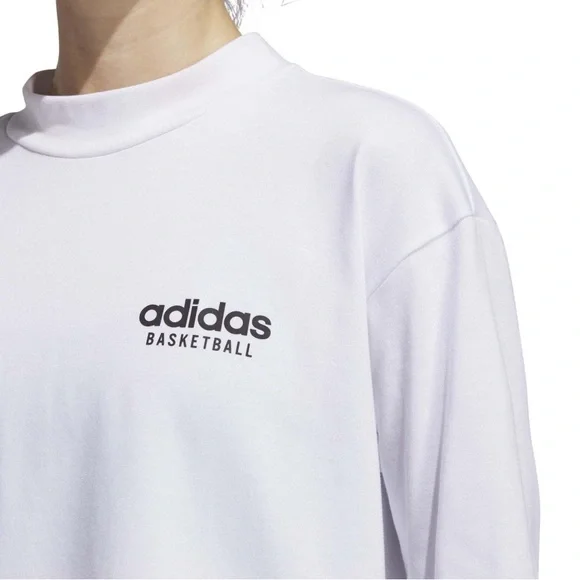 NWT adidas Women's Select Mock Neck Long-Sleeve Top. Size Small. - Picture 4 of 8